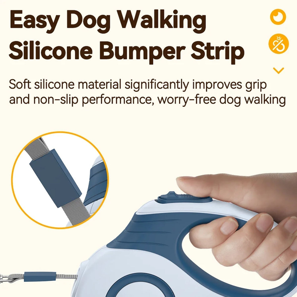 Retractable Dog Leash - 360° Anti-Tangle