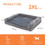 Orthopedic Dog Bed - Bolsters, Waterproof Liner