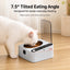 Smart Motion Sensor Covered Cat Bowl with Auto Open Lid