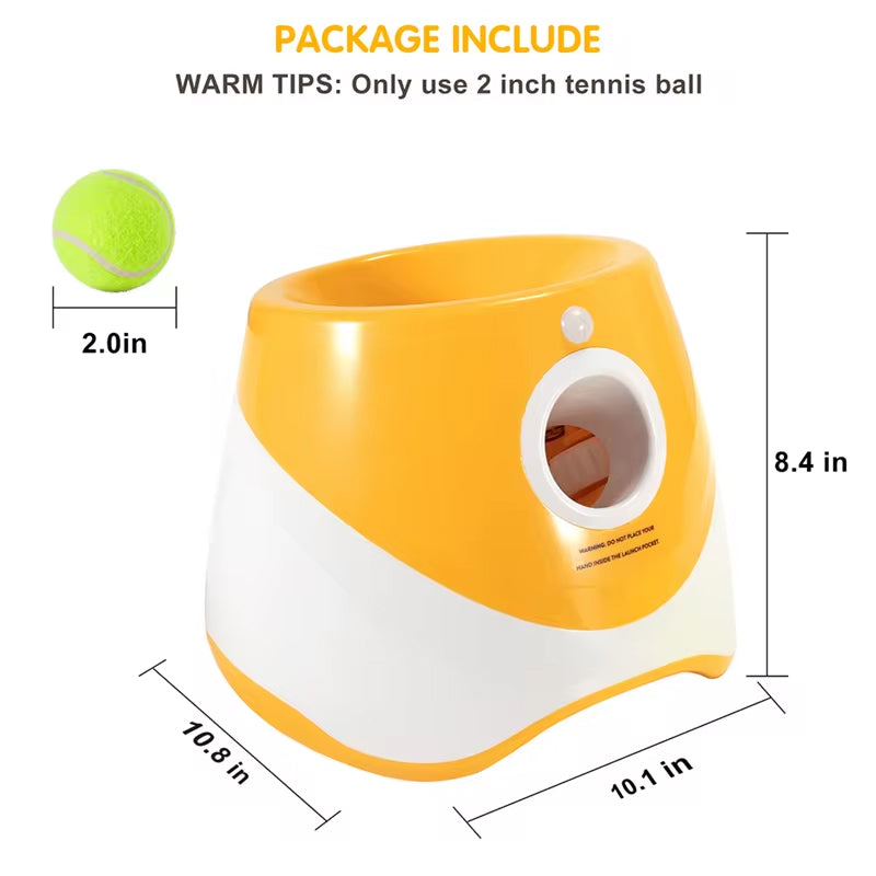 PuppiLob Automatic Dog Ball Launcher - Hands-Free Fetch