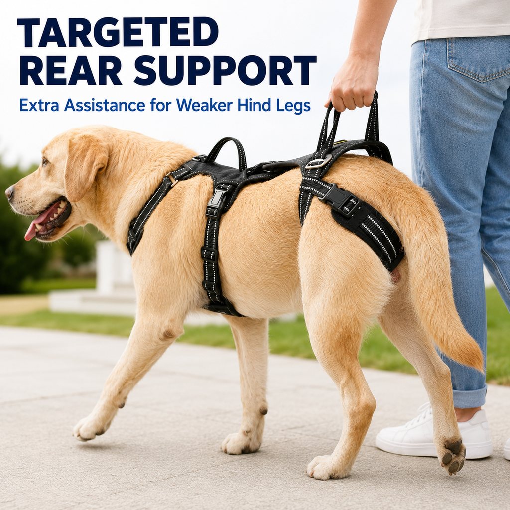 Full Body Dog Lift Harness for Stairs and Car