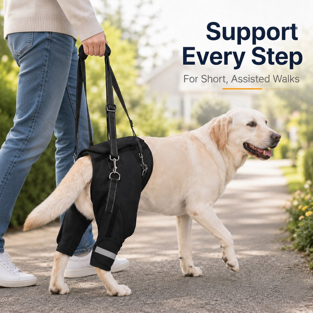 Rear Support Dog Harness for Stairs, Car Entry & Walks