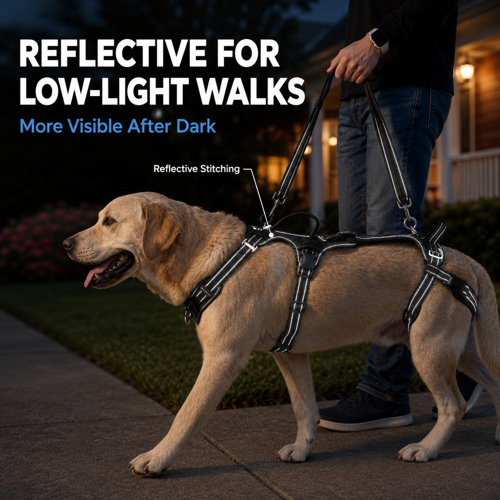 Full Body Dog Lift Harness for Stairs and Car