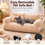 Removable Plush Pet Sofa Bed for Cats and Small Dogs