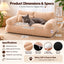 Removable Plush Pet Sofa Bed for Cats and Small Dogs