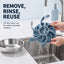Cut-to-Fit Slow Feeder Insert & Steel Bowl Set