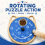 Rotating Dog Nail Scratch Board with Treat Puzzle
