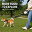 LED Retractable Dog Leash with Path Light