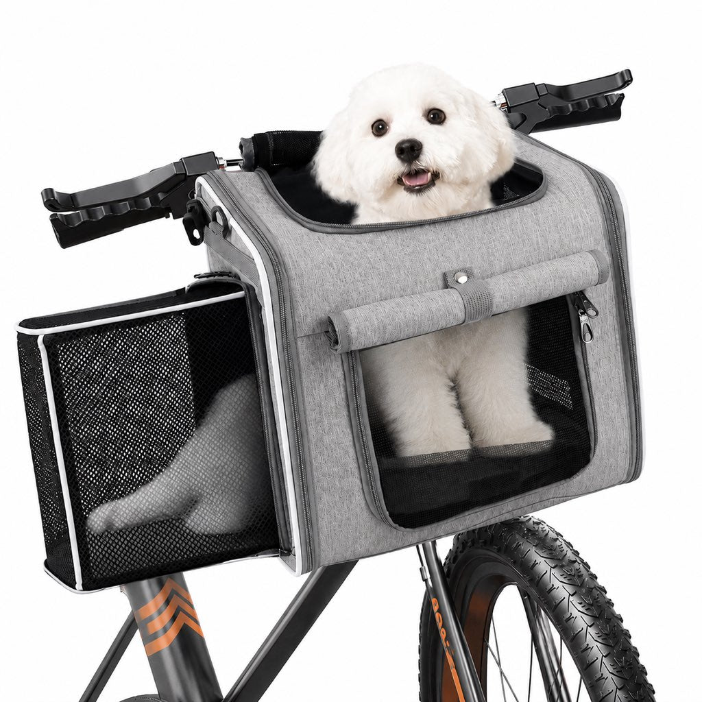 4-in-1 Expandable Bike Pet Carrier Backpack