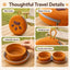 2-in-1 Collapsible Pet Travel Bowl for Walks and Road Trips