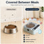 Smart Motion Sensor Covered Cat Bowl with Auto Open Lid
