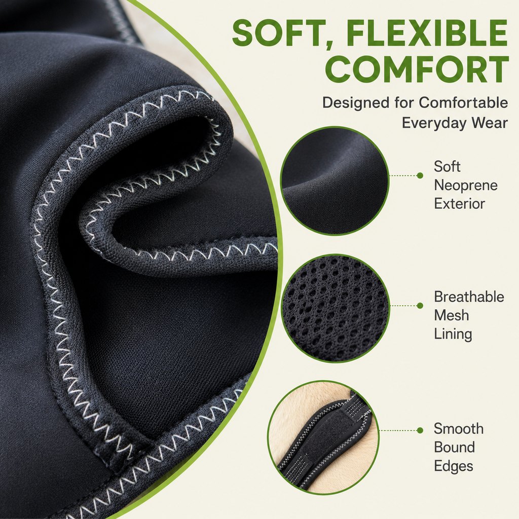 Dual Rear Leg Dog Brace with Harness for Weak Hind Legs