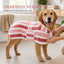 Wearable Microfiber Dog Drying Towel for Bath & Rain